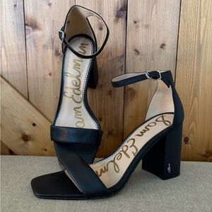 Sam Edelman Daniella Shoe in Black Leather | Size 10M